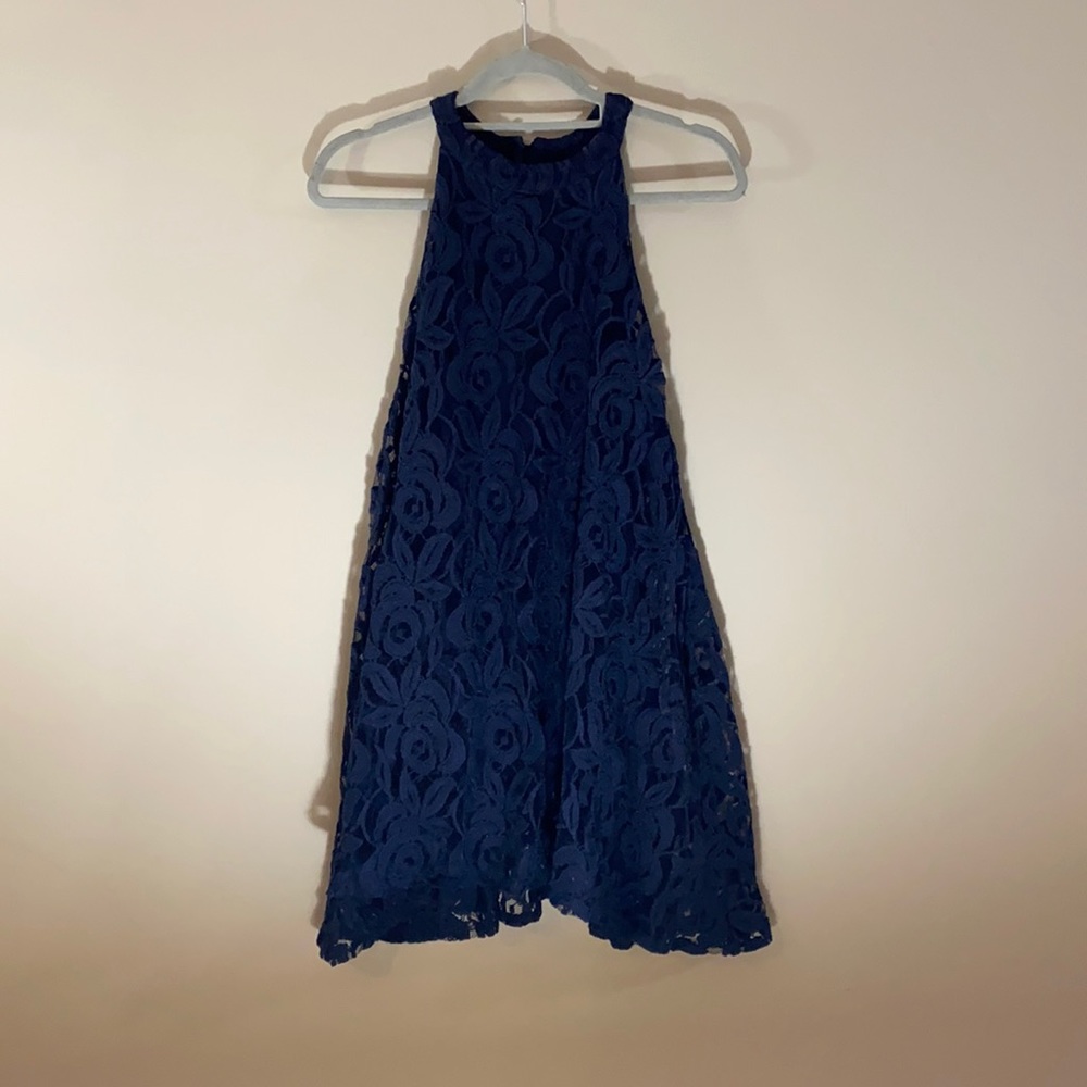 Altar’d State Navy Sleeveless Dress, Size M